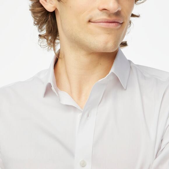 NWT J. Crew Men's Tailored Performance Bowery Dress Shirt Slim Fit White 17/35 - Picture 3 of 14